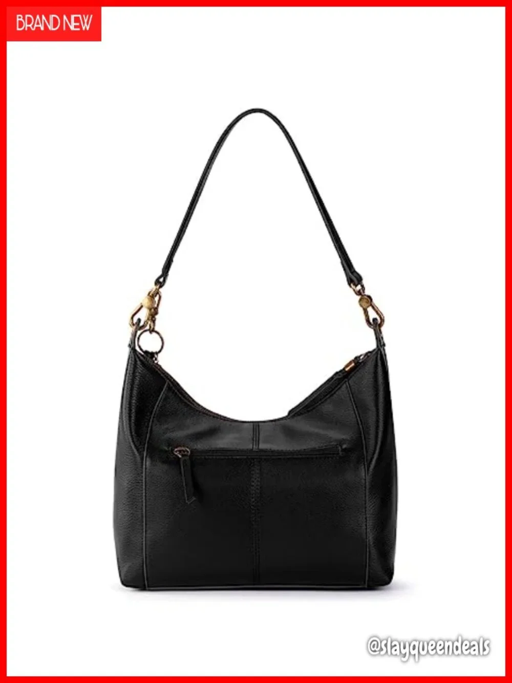 Leather Hobo Shoulder Bag - Spacious Everyday Travel Purse